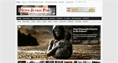 Desktop Screenshot of newsjunkiepost.com
